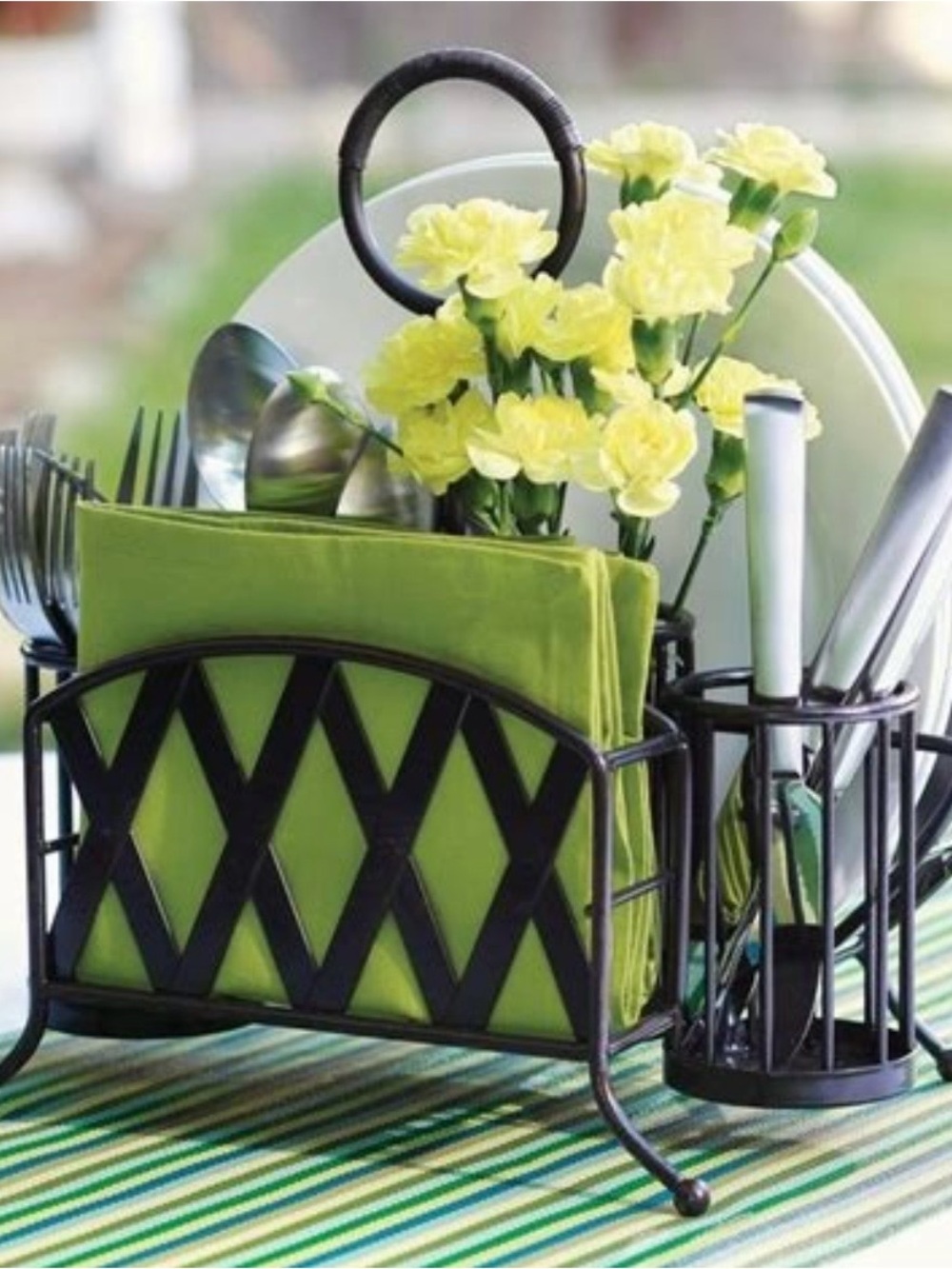 Picnic Caddy Black